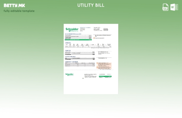 Модерен стил на шаблон за збор за сметки за електрична енергија во Јемен Шнајдер
